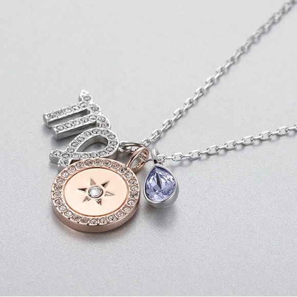 ♍️ Swarovski, Virgo Zodiac Pendant Necklace - Picture 12 of 16